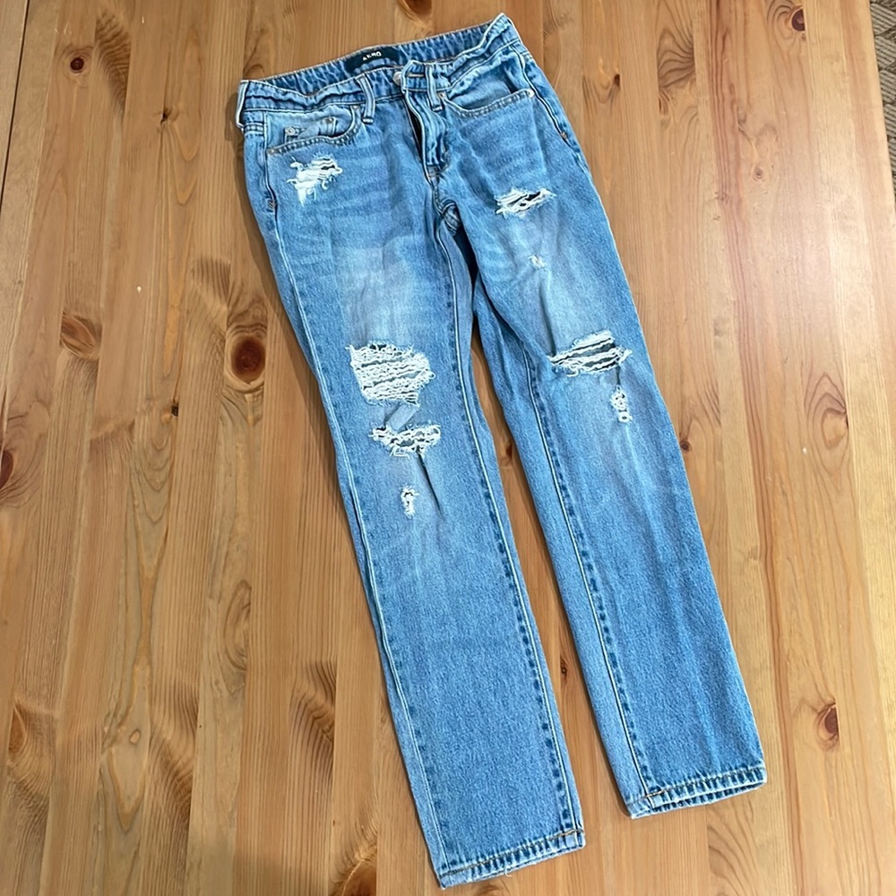 Aeropostale Ripped Boyfriend Jeans